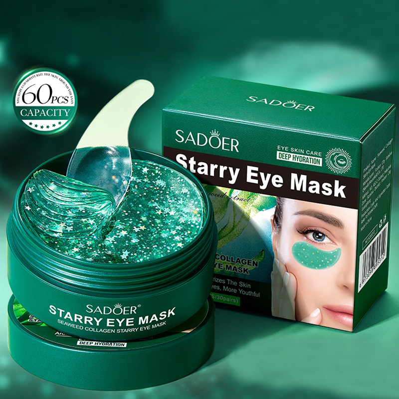 Collagen Under Eye Patches - 60 pièces/boîte, masque pour les yeux