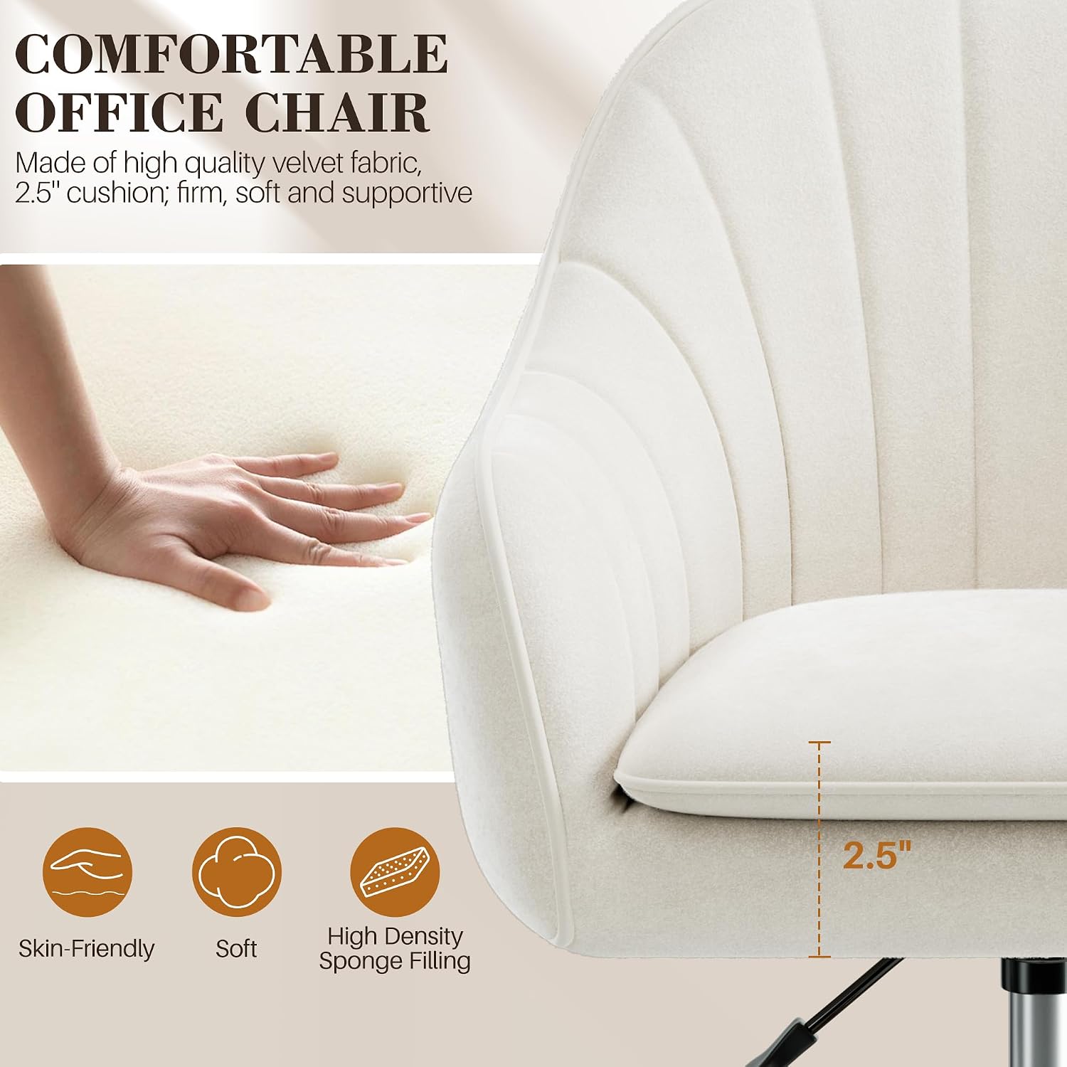 Chaise de coiffeuse sur roulet - Makeup avis et prix