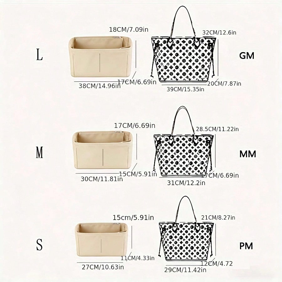 Organisateur de sac en feutre, - Makeup avis et prix